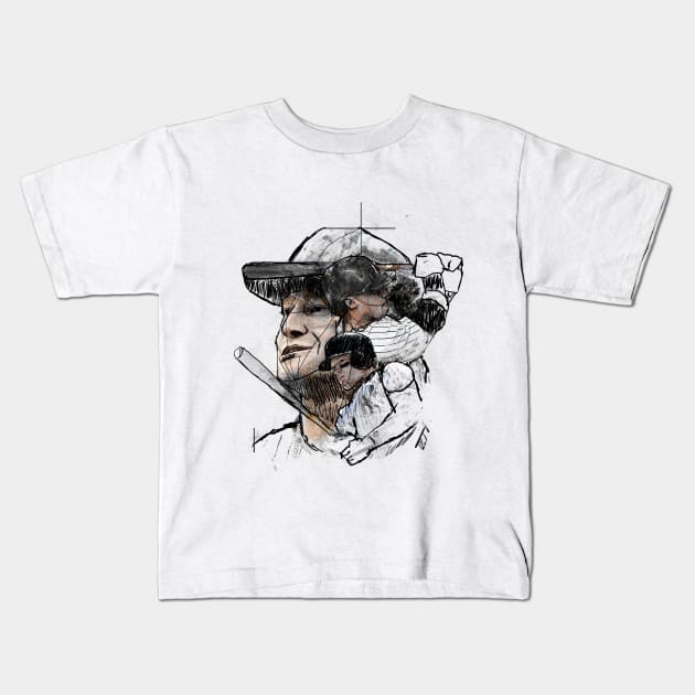 Clint Frazier on Sketch Art Kids T-Shirt by pentaShop